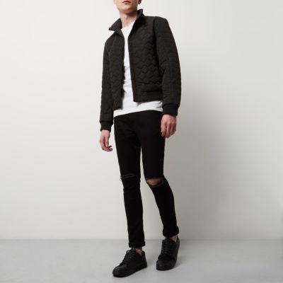 Black Vito quilted jacket